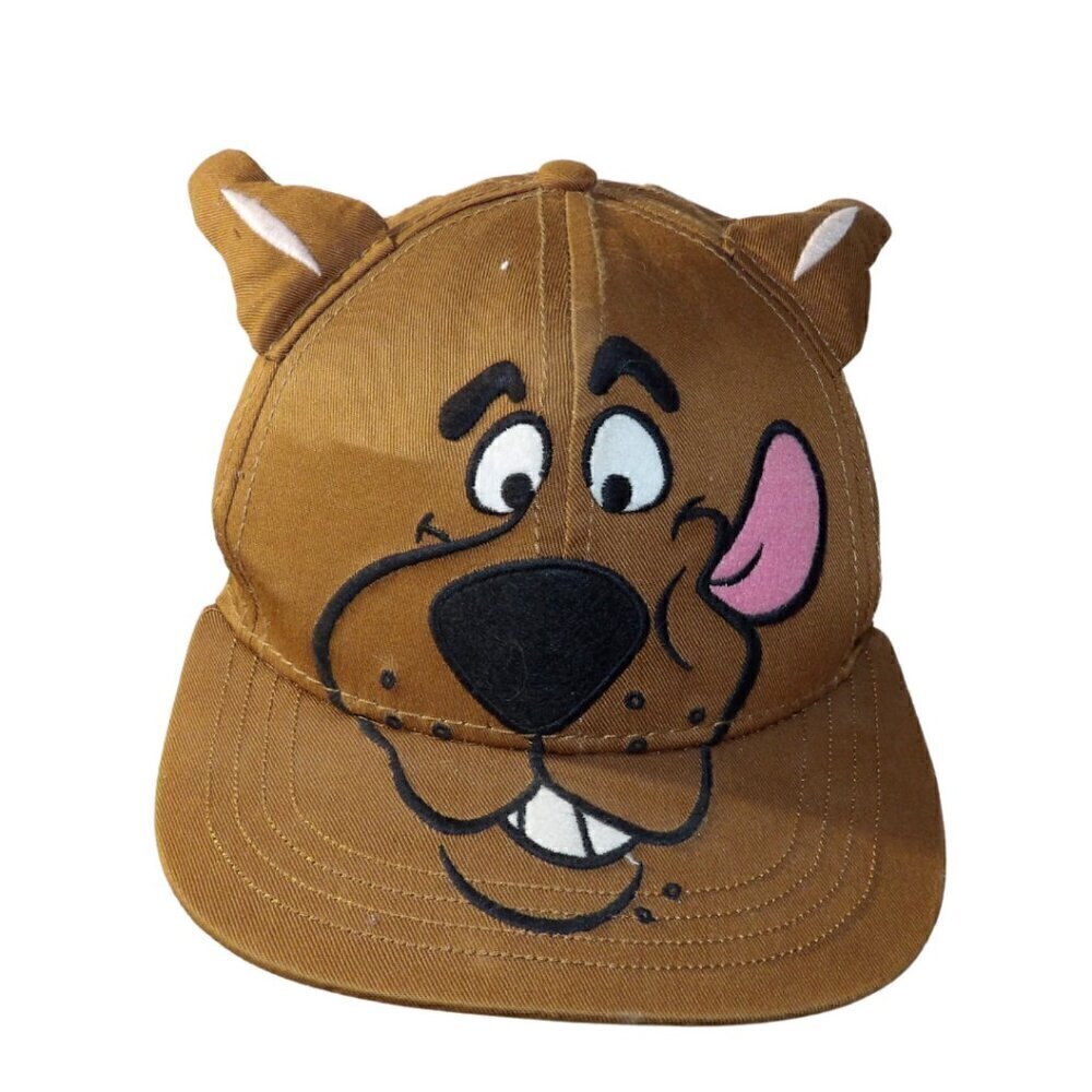 Scooby Doo Embroidered‎ Adjustable Flat Bill Hat Snapback With Protruding Ears